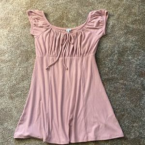 Francesca’s puff sleeve mini dress